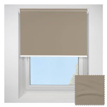 Open Cassette 40mm Banlight Duo Fr Blackout Sand Roller Blind