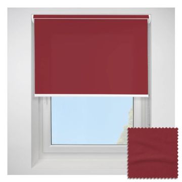 Open Cassette 40mm Splash Ruby Roller Blind