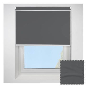 Open Cassette 70mm Banlight Duo Fr Blackout Charcoal Roller Blind