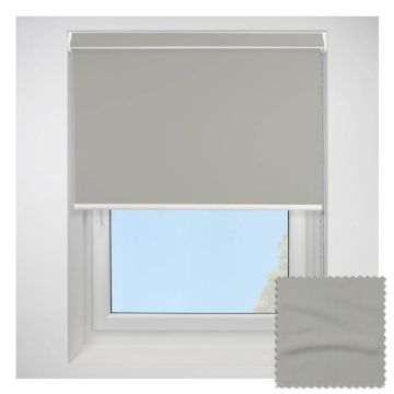 Open Cassette 70mm Banlight Duo Fr Blackout Grey Roller Blind
