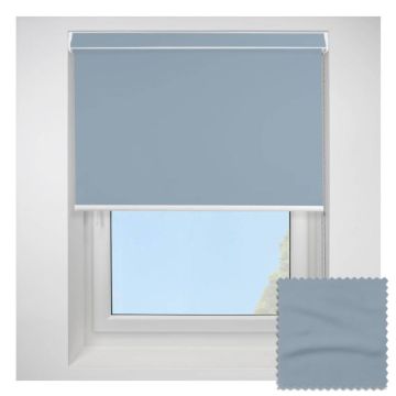 Open Cassette 70mm Banlight Duo Fr Blackout Smokey Blue Roller Blind