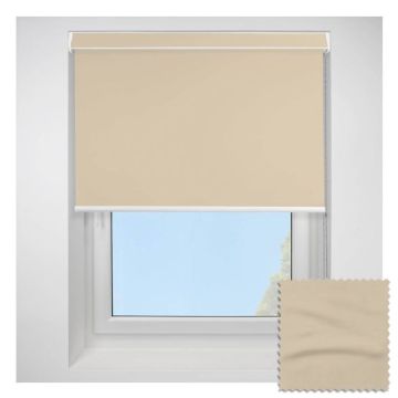 Open Cassette 70mm Ex Lite Blackout Cream Roller Blind