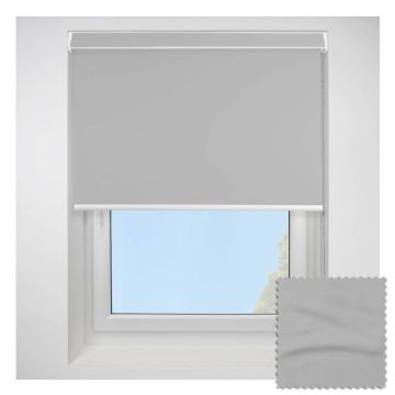 Open Cassette 70mm Ex Lite Blackout Light Grey Roller Blind