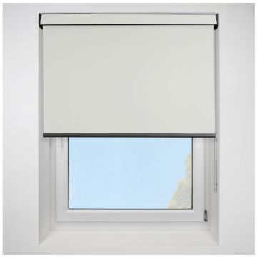 Open Cassette 70 Urban fr Cream Roller Blind With Black Cassette