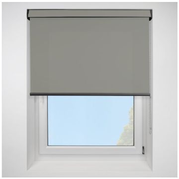 Open Cassette 70 Urban fr Dark Grey Roller Blind With Anthracite Cassette
