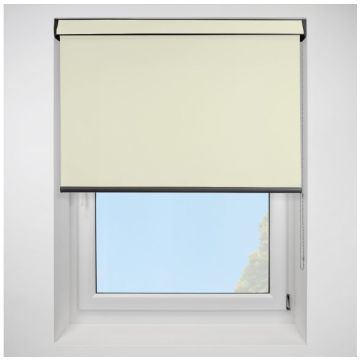 Open Cassette 70 Urban fr Ecru Roller Blind With Anthracite Cassette