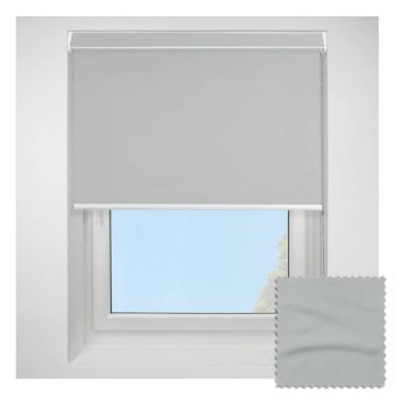 Open Cassette 70 Urban fr Grey Roller Blind With White Cassette