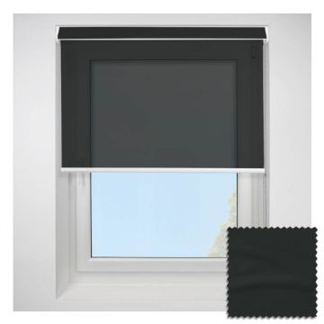 Open Cassette 70 Whisper Black Roller Blind  