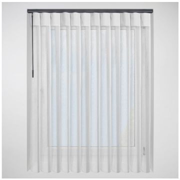 Allusion Horizon Chalk With Anthracite Headrail