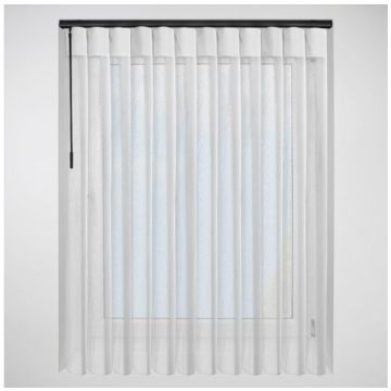 Allusion Horizon Chalk With Piano Black Headrail
