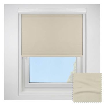 Banlight Duo Fr Blackout Vanilla Blockout Roller Blind