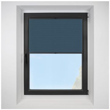 Blenheim Blackout Indigo FITtoFRAME Honeycomb Pleated Blind