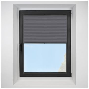 Lexington Blackout Anthracite FITtoFRAME Honeycomb Pleated Blind