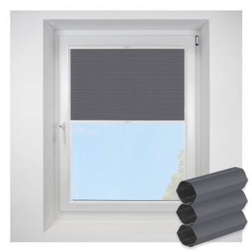 Lexington Blackout Anthracite FITtoFRAME Honeycomb Pleated Blind