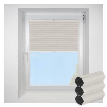 Lexington Blackout Cream FITtoFRAME Honeycomb Pleated Blind
