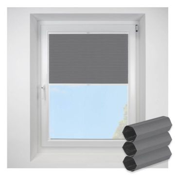 Lexington Blackout Grey FITtoFRAME Honeycomb Pleated Blind