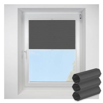 Lexington Blackout Onyx FITtoFRAME Honeycomb Pleated Blind