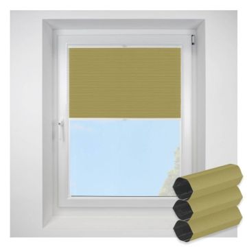 Lexington Blackout saffron FITtoFRAME Honeycomb Pleated Blind