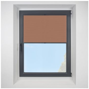 Lexington Blackout Terra FITtoFRAME Honeycomb Pleated Blind with Anthracite Frame