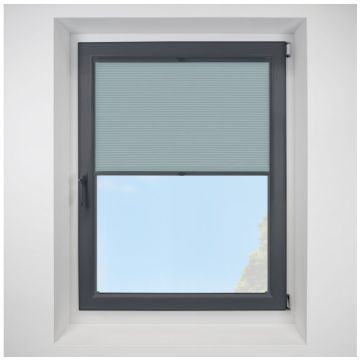 Lexington Lagoon FITtoFRAME Honeycomb Pleated Blind with Anthracite Frame