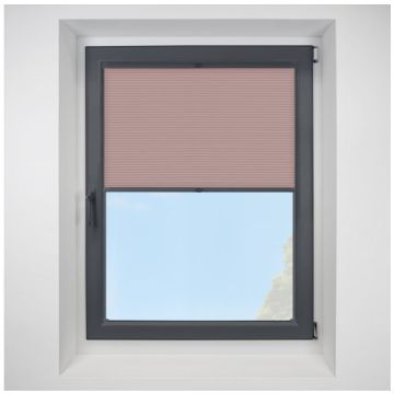 Lexington Orchid FITtoFRAME Honeycomb Pleated Blind with Anthracite Frame