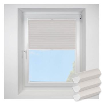 Lexington Taupe FITtoFRAME Honeycomb Pleated Blind