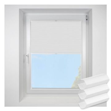 Lexington White FITtoFRAME Honeycomb Pleated Blind