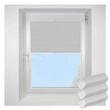 Soho Oyster FITtoFRAME Honeycomb Pleated Blind