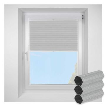 Tribeca Blackout Vintage Grey FITtoFRAME Honeycomb Pleated Blind