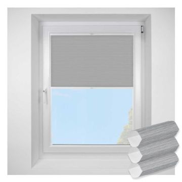Tribeca Grey Dawn FITtoFRAME Honeycomb Pleated Blind