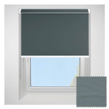 Polaris Blackout Graphite Grip Fit Roller Blind