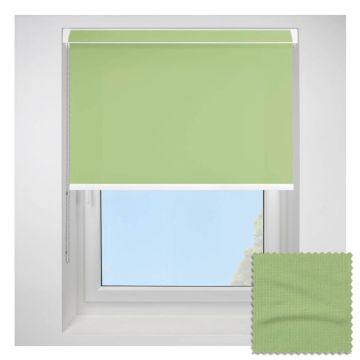 Polaris Green Grip Fit Roller Blind with Anthracite Cassette