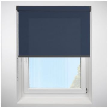 Polaris Midnight Grip Fit Roller Blind with Anthracite Cassette