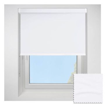 Polaris Pure White Grip Fit Roller Blind