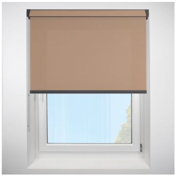 Polaris Sand Grip Fit Roller Blind with Anthracite Cassette