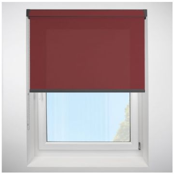 Polaris Wine Grip Fit Roller Blind with Anthracite Cassette