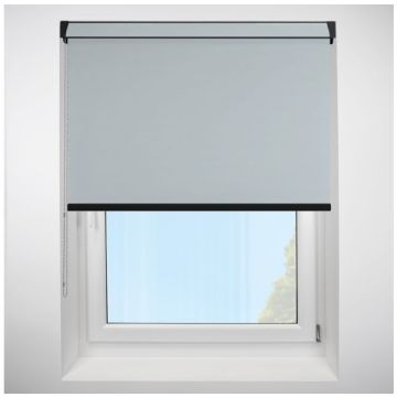 Polaris Blackout Cloud Grip Fit Roller Blind with Black Cassette