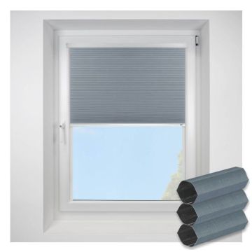 Intu Astral Blackout Lake Blue Pleated Blind