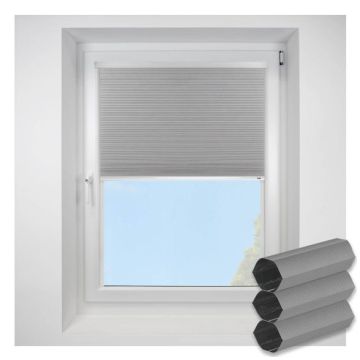 Intu Hive Blackout Fr Concrete Pleated Blind