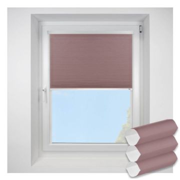 Intu Celeste Tuscan Red Pleated Blind