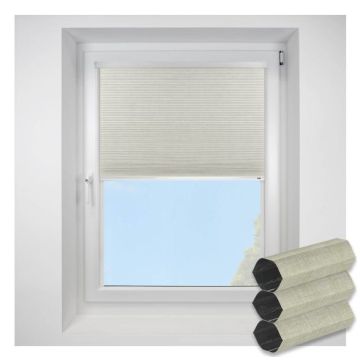 Intu Hive Deluxe Blackout Oyster Pleated Blind