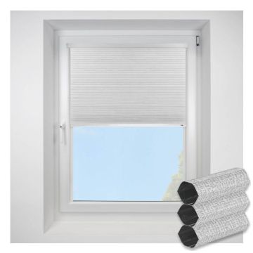 Intu Hive Matrix Blackout Silver Pleated Blind