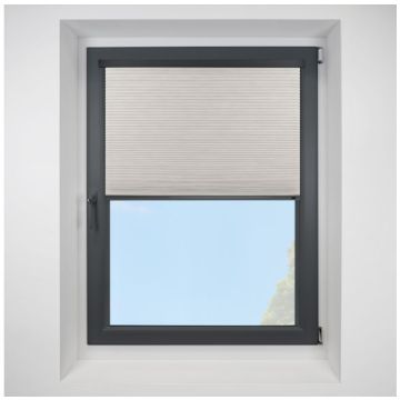 Intu Hive Silkweave Hills Pleated Blind With Gunmetal Cassette