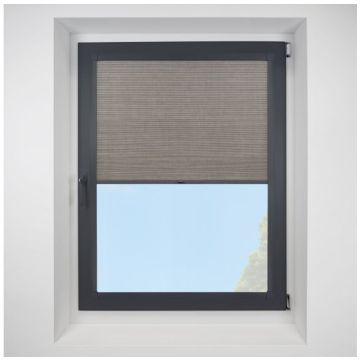 Hive Deluxe Blackout Nutshell Perfect Fit Pleated Blinds with Anthracite Frame