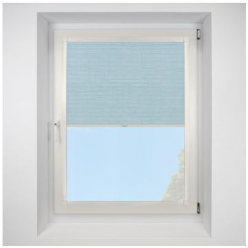 Hive Deluxe Blackout Sky Perfect Fit Pleated Blinds with Cream Frame