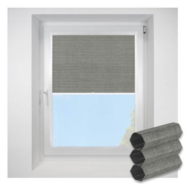 Hive Deluxe Blackout Steel Perfect Fit Pleated Blinds