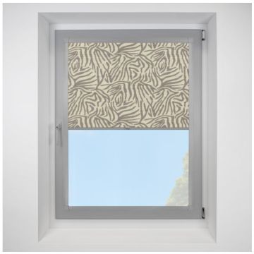 Hive Envy Moonrock Perfect Fit Pleated Blinds with Light Grey Frame