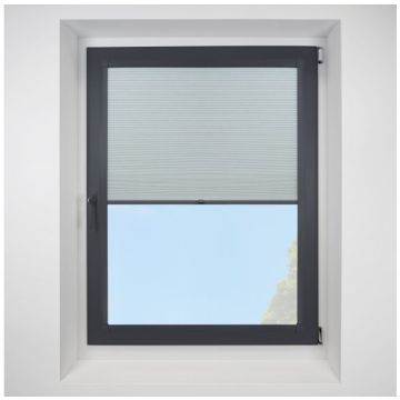 Hive Gratia Sky Perfect Fit Pleated Blinds with Anthracite Frame