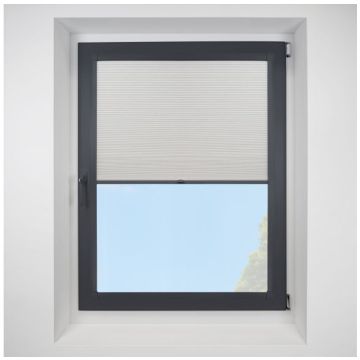 Hive Gratia Swan Perfect Fit Pleated Blinds with Anthracite Frame