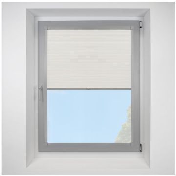 Hive Gratia Swan Perfect Fit Pleated Blinds with Silver Frame